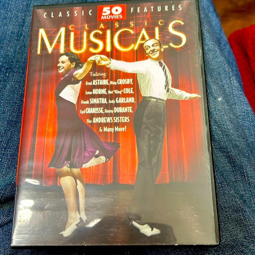 12 DVD set of 50 Classic Musical movies